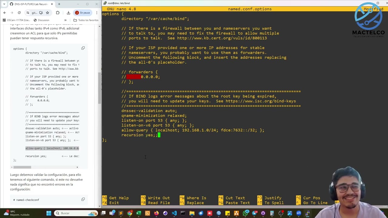 Como instalar un servidor DNS recursivo para tu ISP