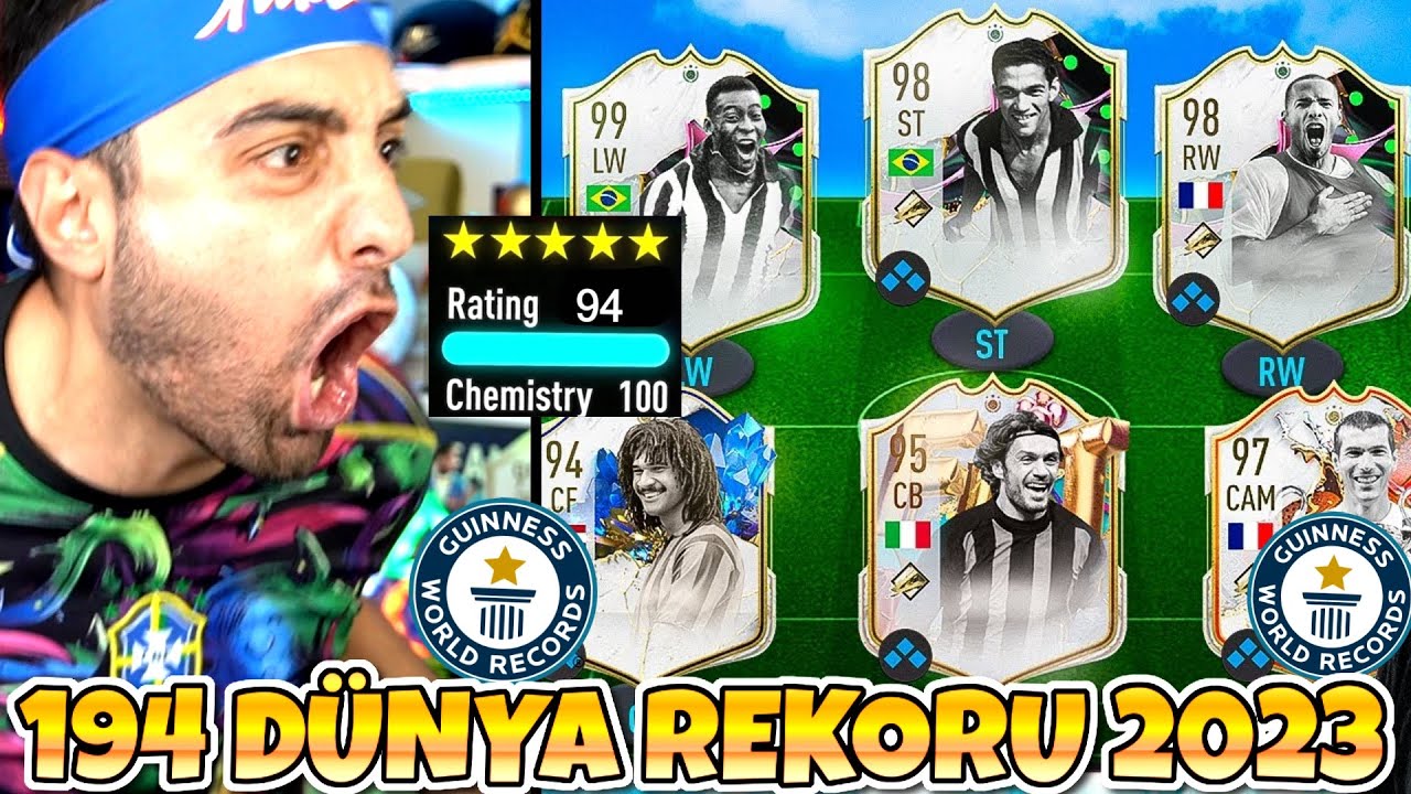 ANNE 194 FUT DRAFT DÜNYA REKORU KIRDIM ! OHAAAĞĞĞĞ ! 2023 ! FİFA 23 !
