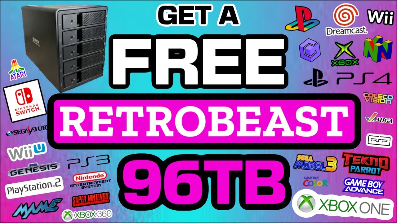 Get A FREE RETROBEAST 96TB Plug & Play Gaming Setup! The Best Retro Gaming Setup Ever Made!