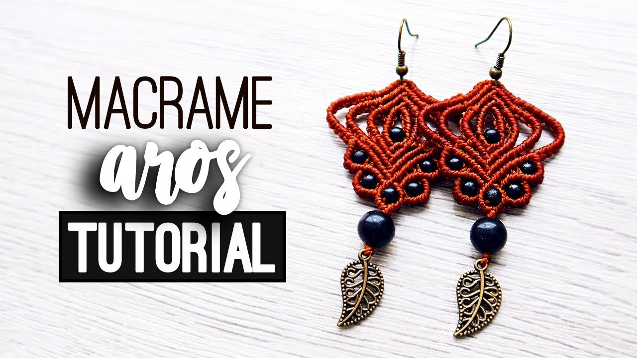 Aros Terracota » 💥 tutorial | como hacer aros de hilo | diy ● Earrings #149