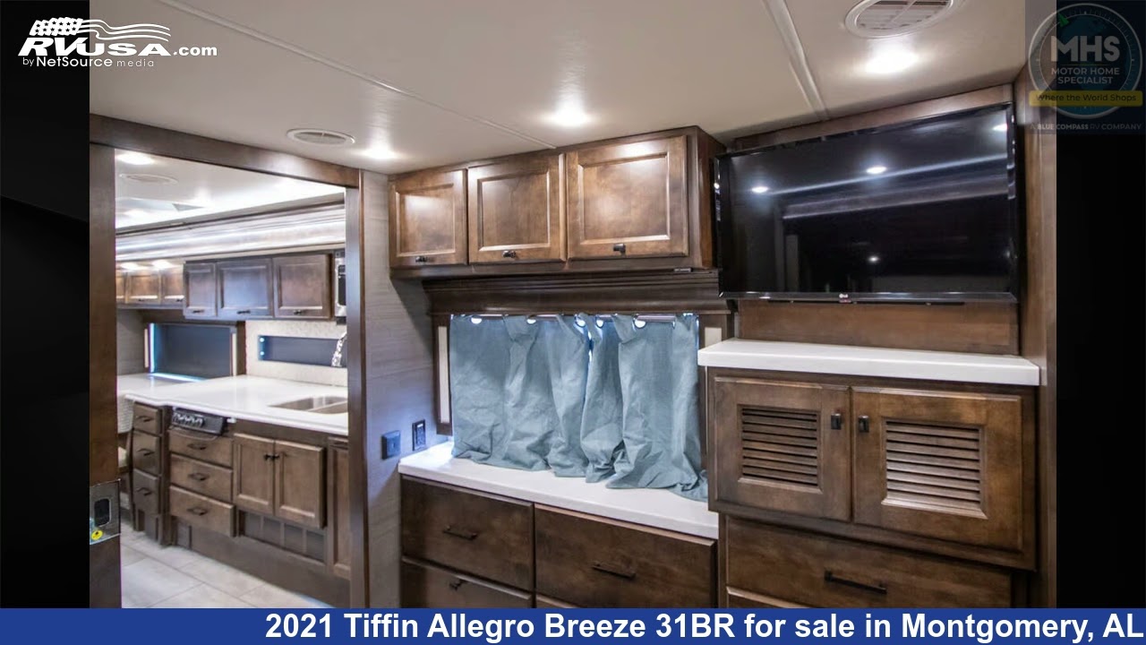 Unbelievable 2021 Tiffin Allegro Breeze Diesel Pusher RV For Sale in Montgomery, AL | RVUSA.com