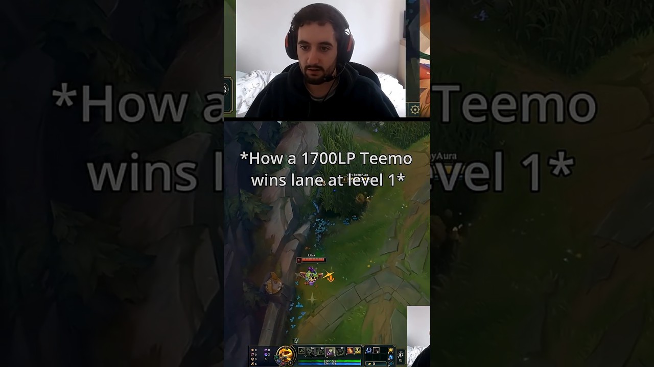 THIS TEEMO LEVEL 1 STRAT IS OP