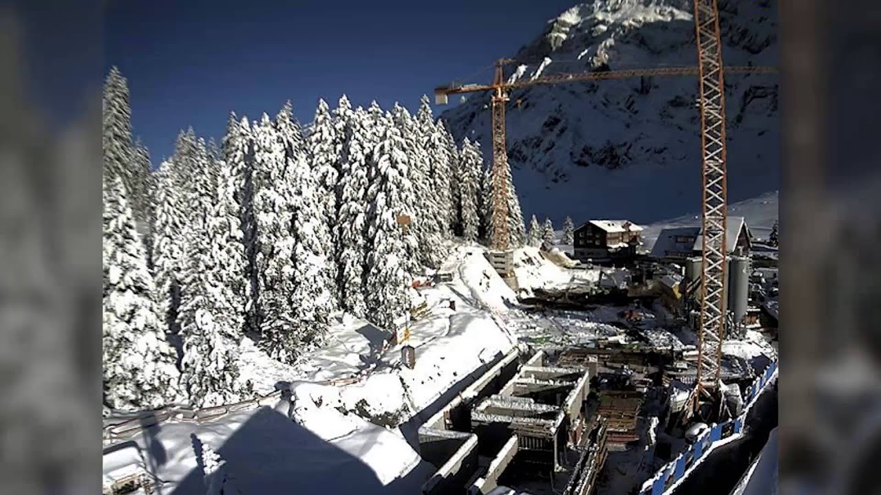 Zeitraffer Neubau Projekt Schwägalp bis Oktober 2015