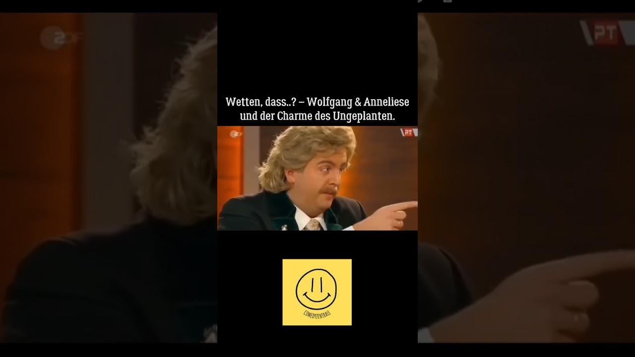 Live-Fernsehen, wenn es am besten ist: kein Drehbuch, keine Absprache, aber maximale Wirkung.