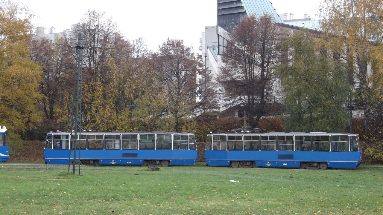 Konstal 105Na+105NaD - RZ244+RZ245 Ex. 943+944 [1989] Linia 9 - MPK Kraków