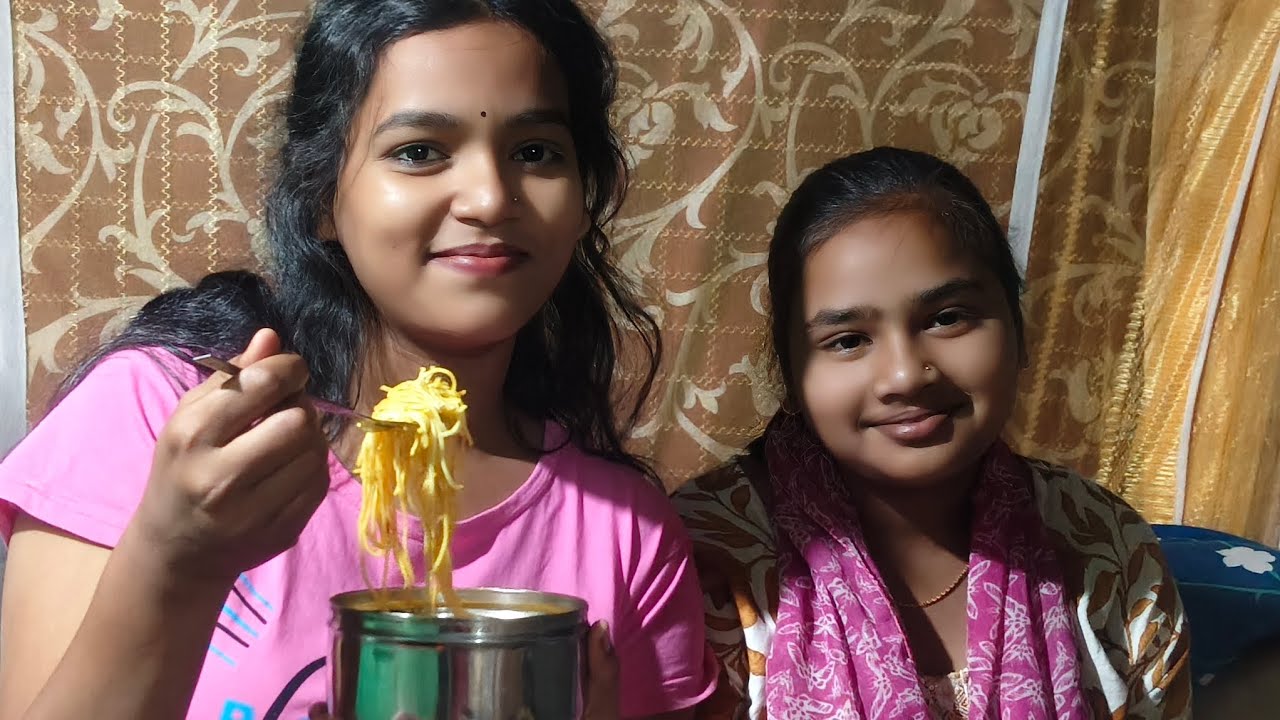 Chowmin made by priya my student gave me..#minivlog 