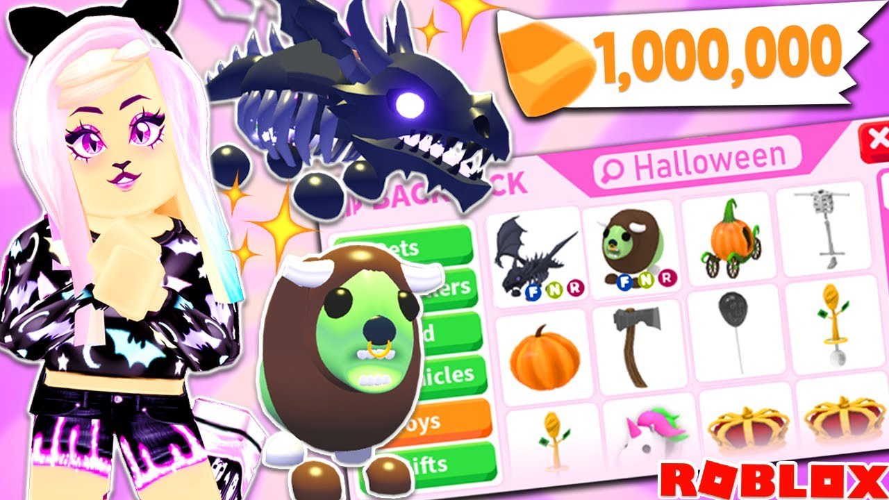 ADOPT ME BRAND NEW UPDATE! Buying ALL New Halloween Items + Pets! Huge Robux Spending Spree