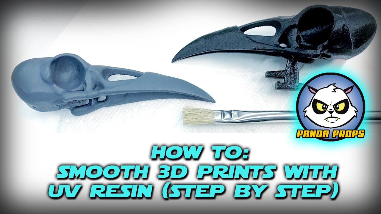 How to smooth 3D prints with UV Resin (Step by step!)