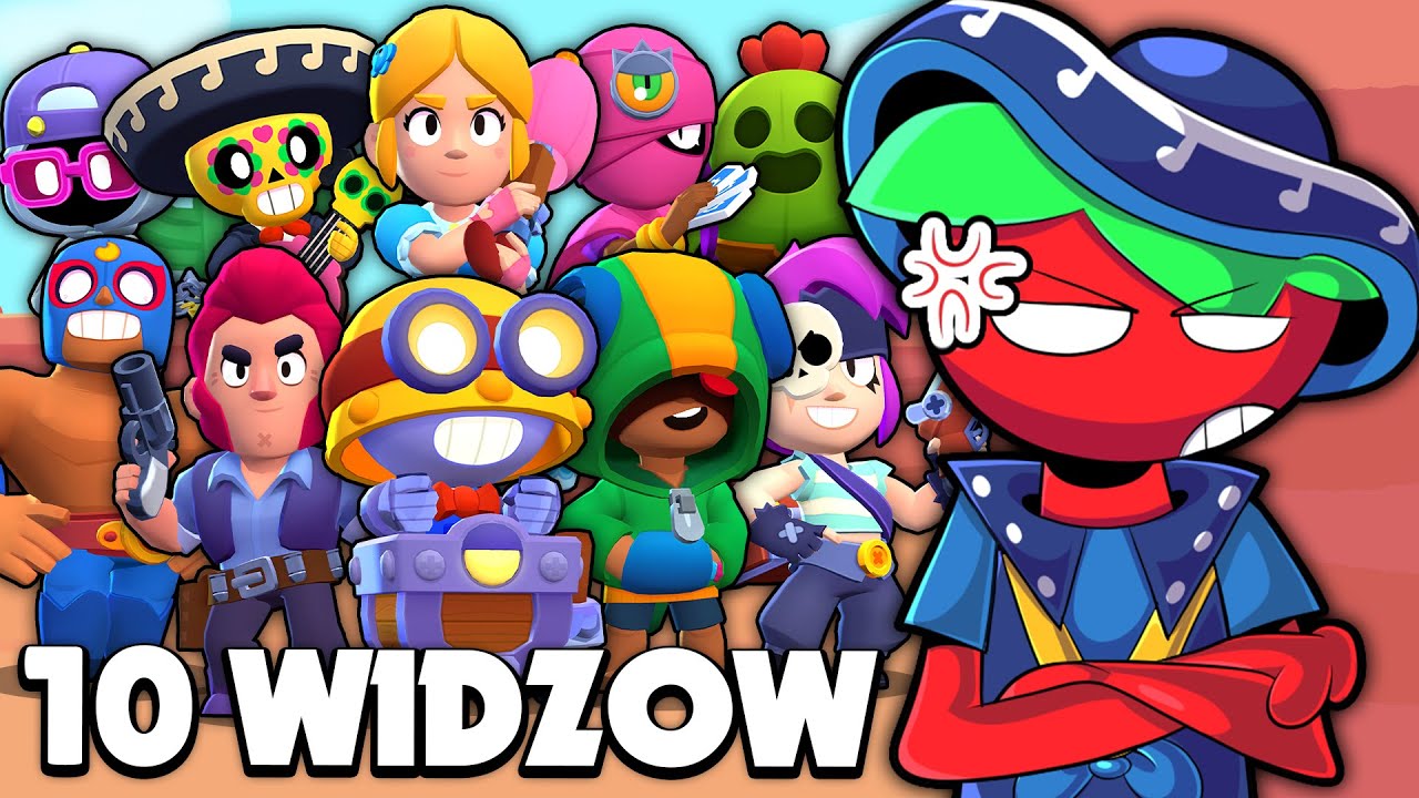 OLOPOMIDORO vs 10 WIDZÓW w BRAWL STARS!