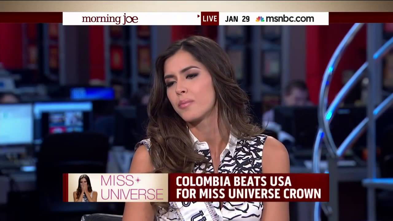 Entrevista Paulina Vega, Miss Universo, en Morning Joe - 2015
