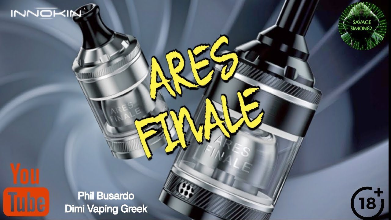INNOKIN ARES FINALE RTA TANK REVIEW 🔞 #innokin #aresfinale #vape