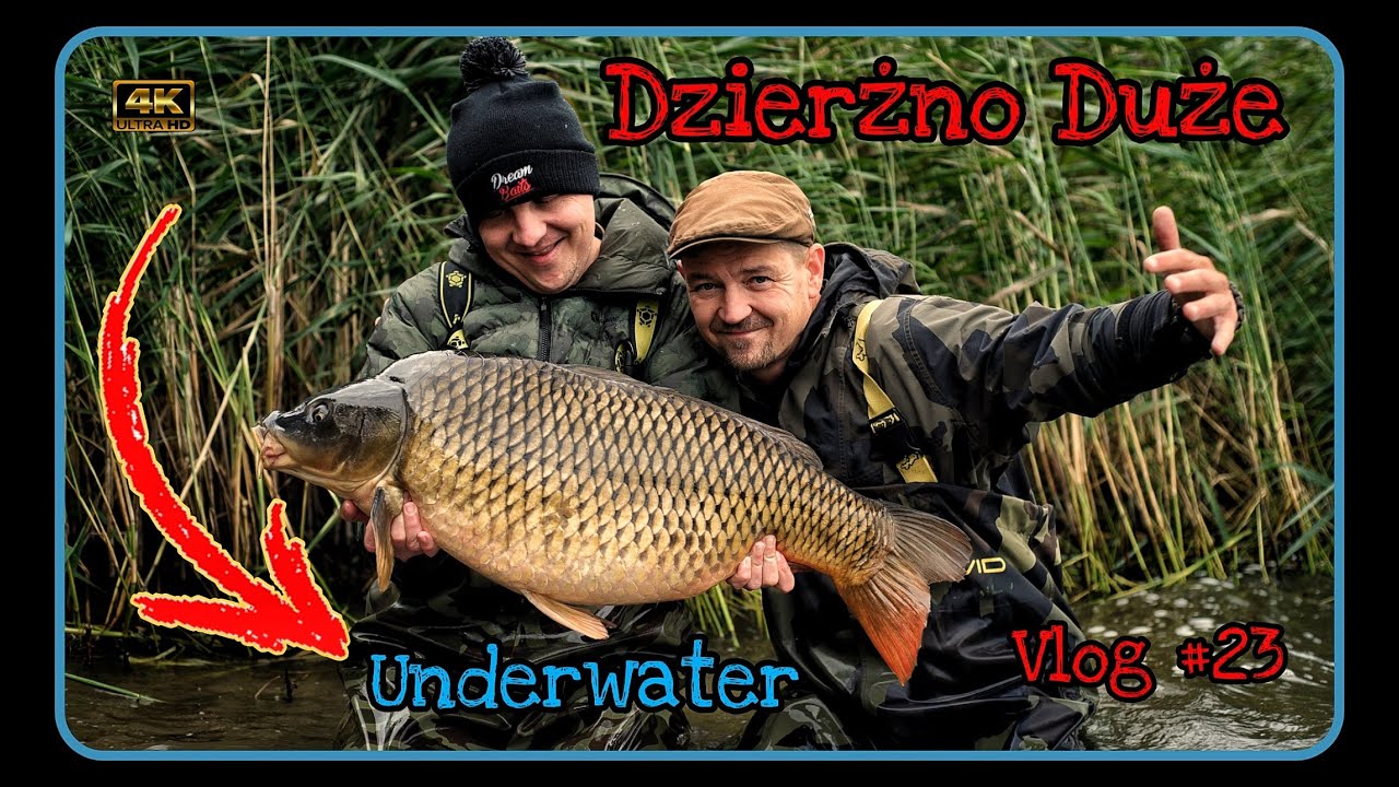 Dzierżno Duże - Polska karpiowa Mekka  / ujęcia Underwater - Vlog #23