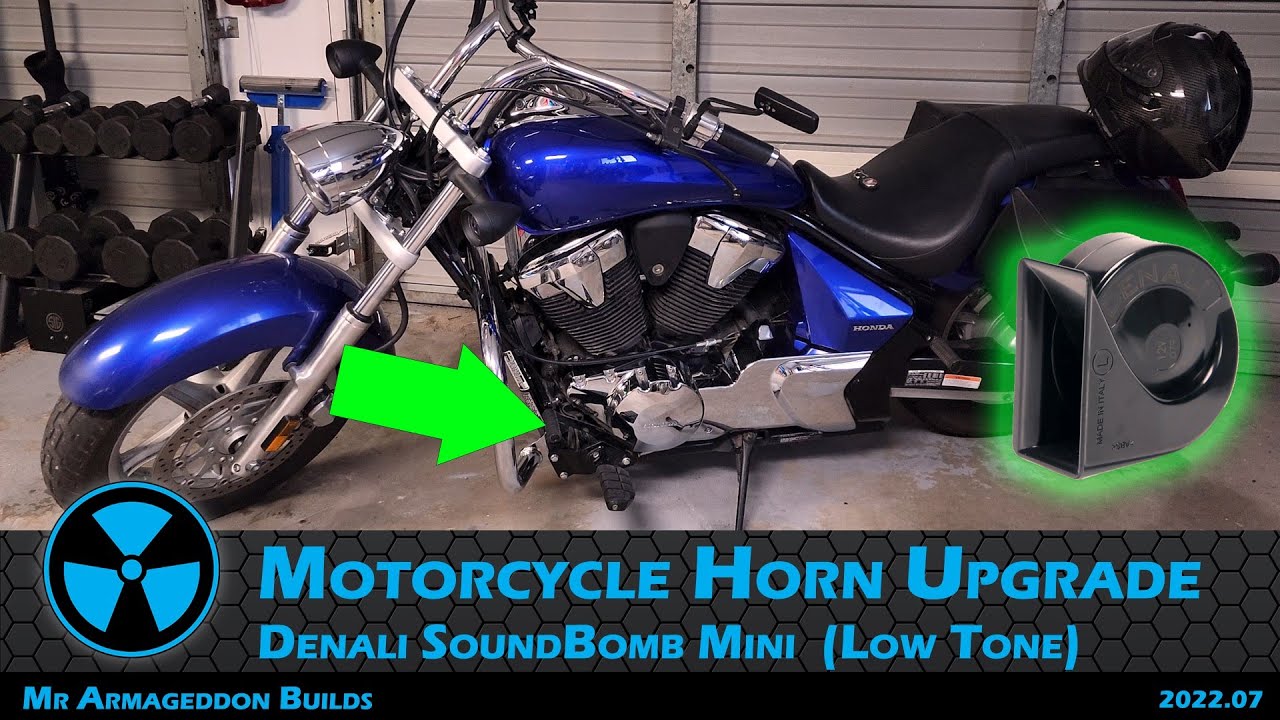 Motorcycle Horn Upgrade Denali SoundBomb Mini