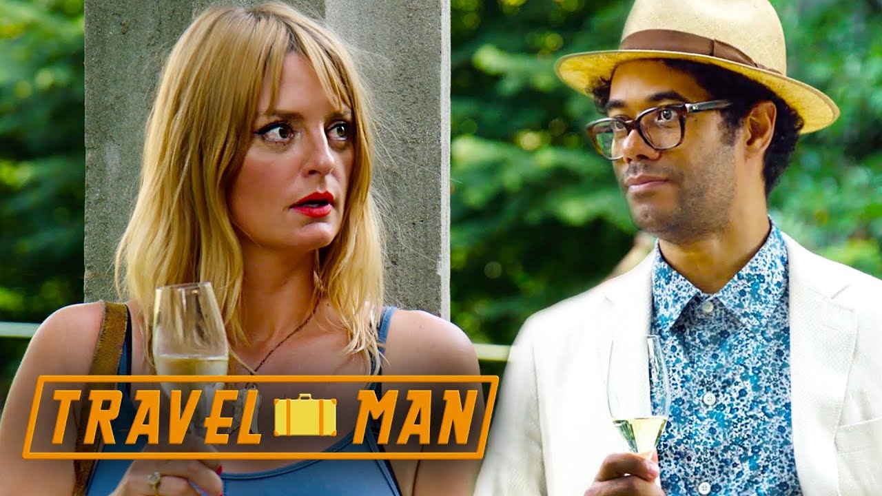 (EXCLUSIVE) Richard Ayoade and Morgana Robinson taste DaVinci's Wine | 48hrs in...Milan