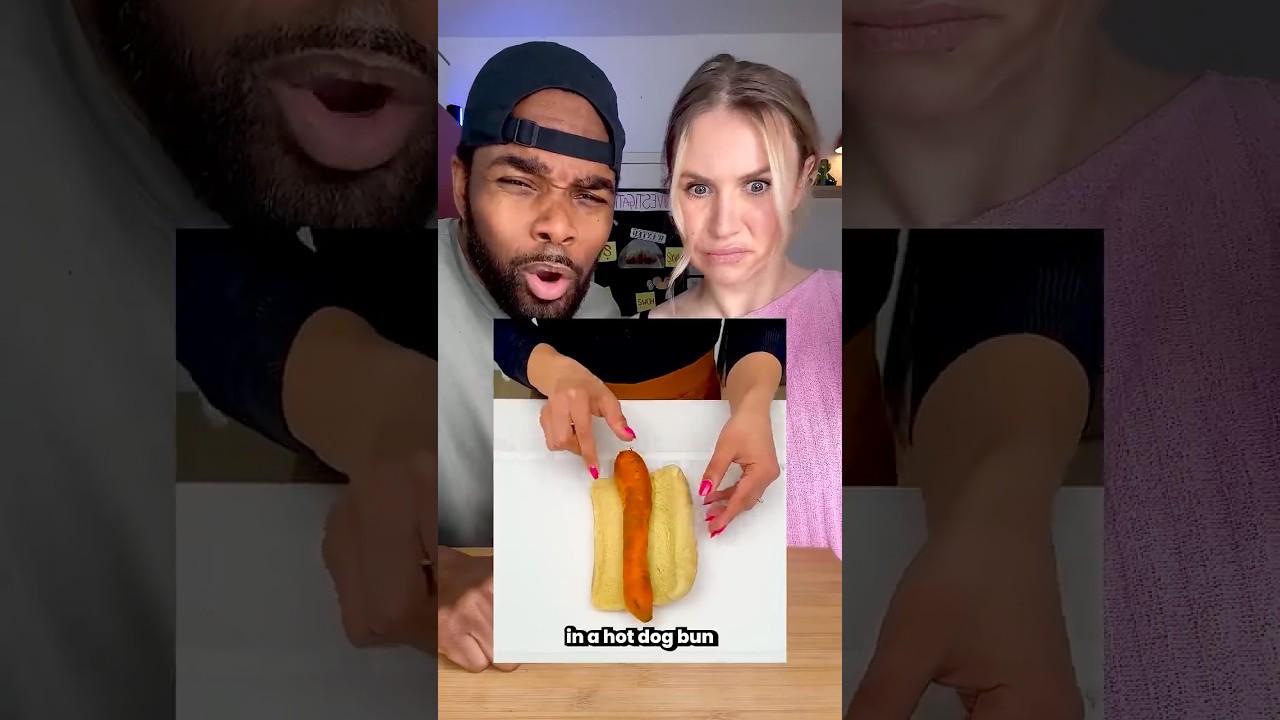 We Turned a CARROT into a HOT DOG?! 🥕🌭🤯 #shorts