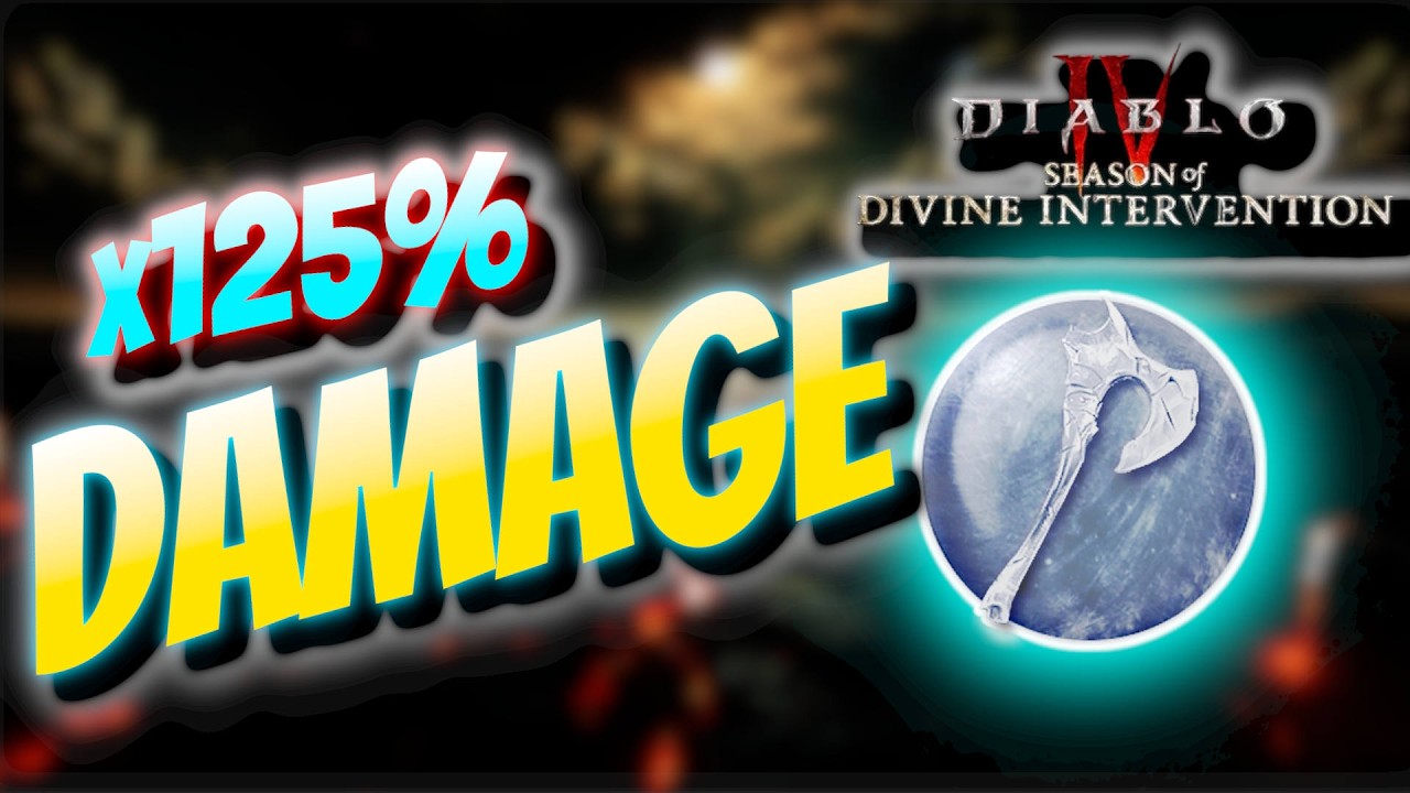 Paladin Legendary Aspect For x125% DAMAGE - Diablo IV Season 11