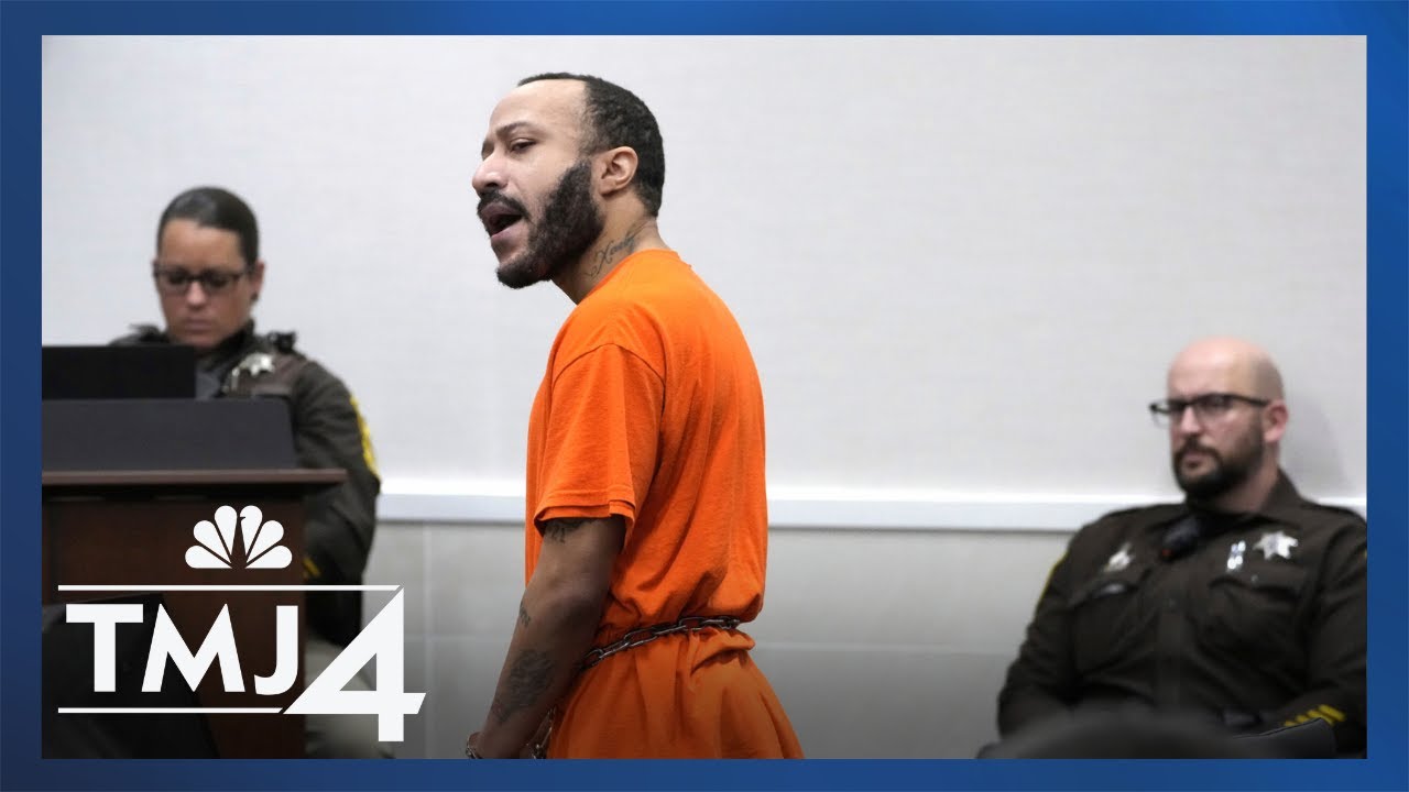Darrell Brooks appears in court for sentencing in domestic violence case