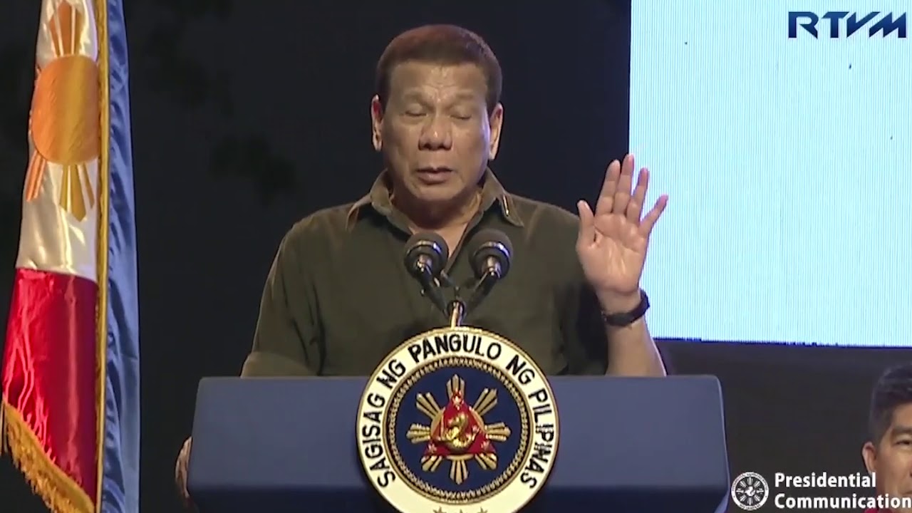 Presidente Duterte on Laglag Bala Scam