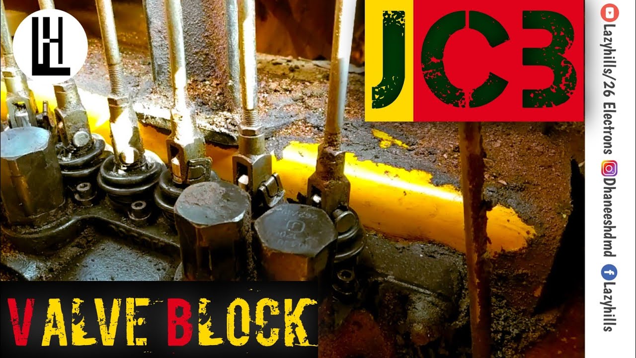 JCB BACK LOADER VALVE BLOCK SPOOL SEAL CLEANING AND O- RING CHANGE//HOW TO REPAIR JCB's VALVE SPOOL