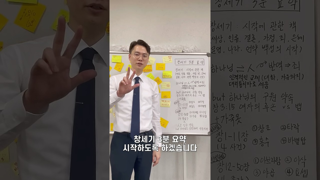 창세기 3분 요약ㅣ모든 것의 시작