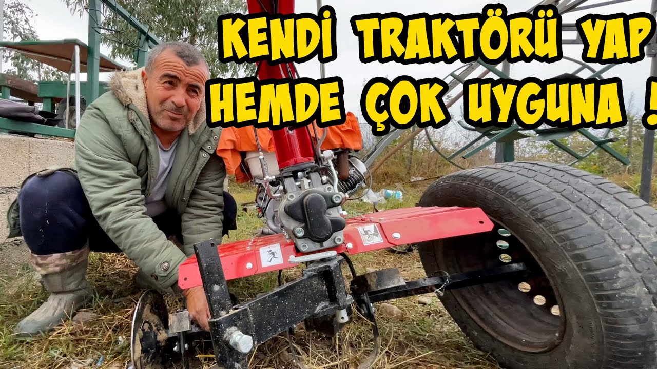 HONDA ANTRAC GX 270 i modifiye ettik. Kendi traktörünü kendin yap hemde çok ucuza. Tavuklara paça..