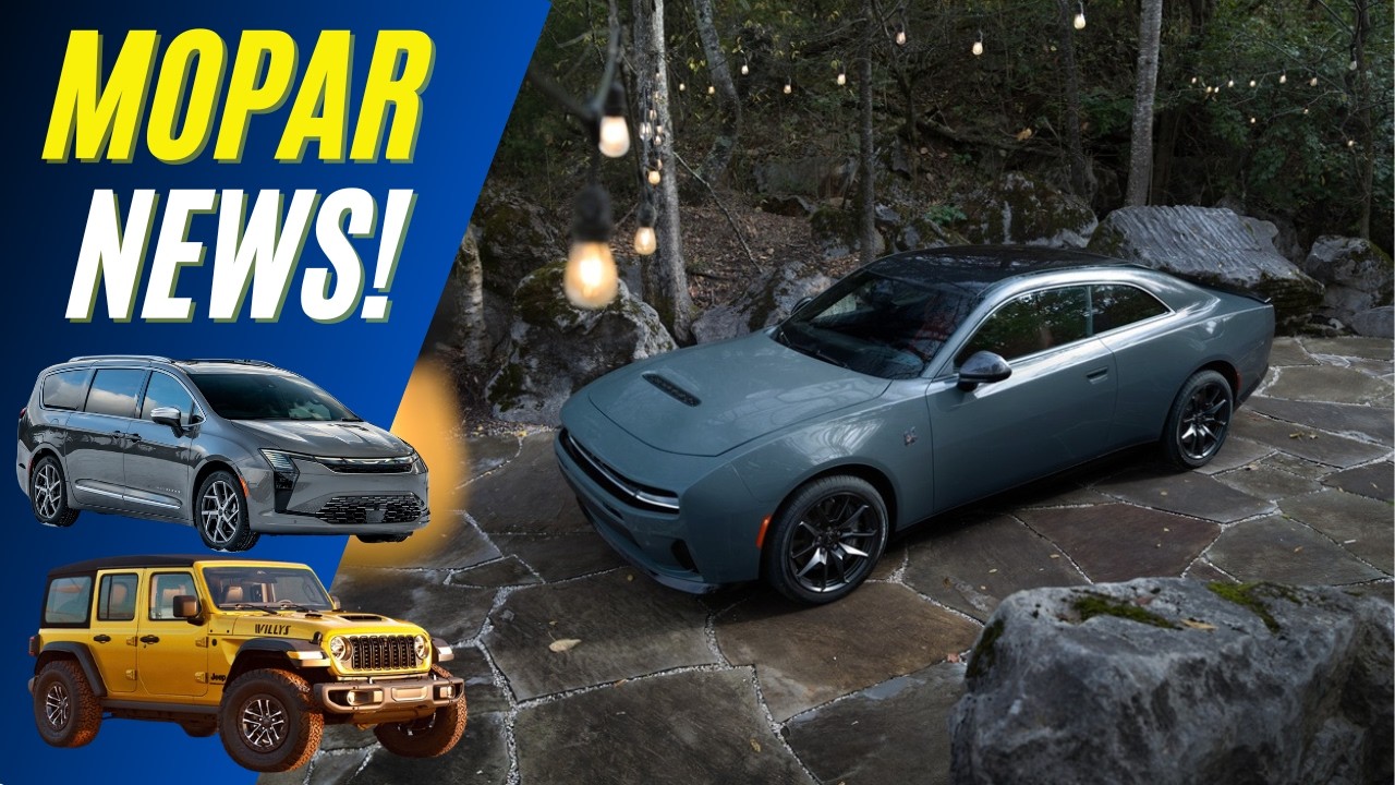Новости Mopar, март 2026 г. - Информация о Sub-Zero Charger, Durango R/T 392, Wrangler Willys 392...
