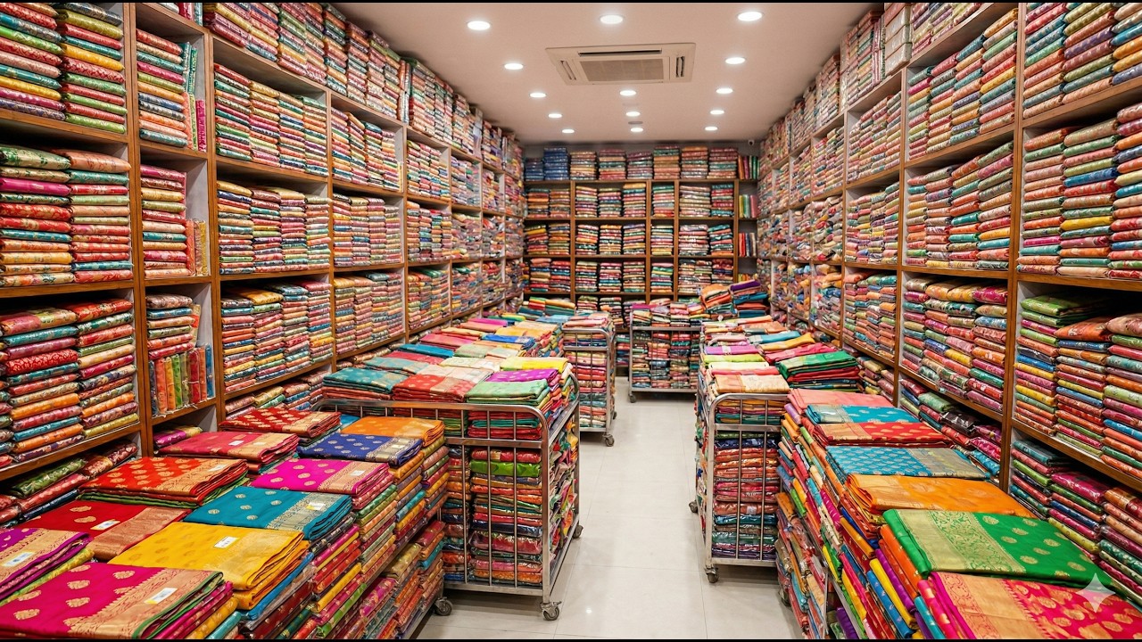 Mondal saree centre | Saree Wholesale In Santipur | Saree Wholesale Market