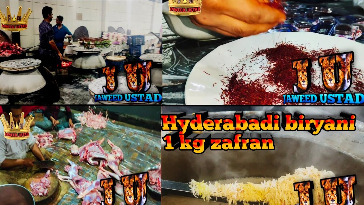 Hyderabadi biryani 1 kg zafran | 😋😋 biryani full recipe #biryani #food #cooking @MirJaweedali