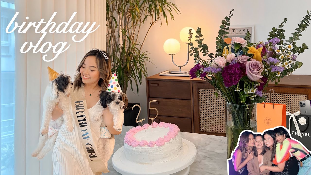 BIRTHDAY VLOG | Turning 25, Party with Friends & Birthday Gifts Haul!