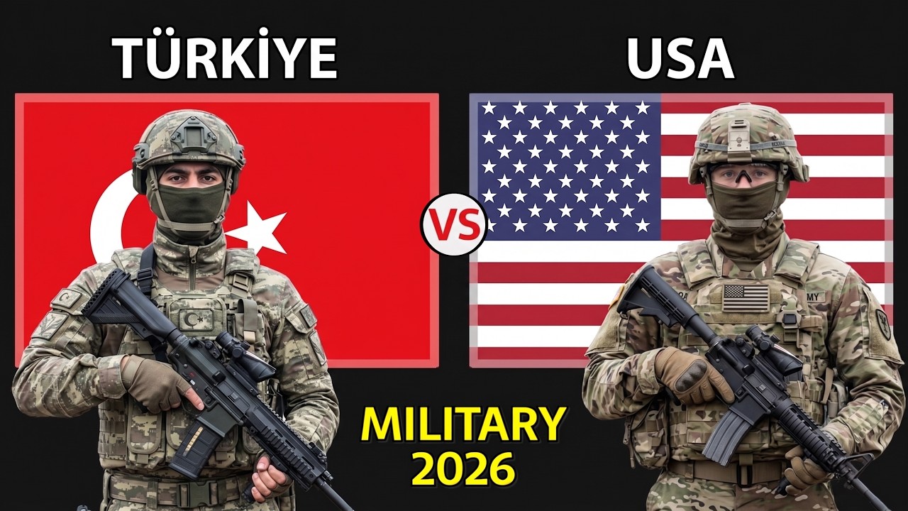 T&uuml;rkiye vs USA Military Power Comparison 2026
