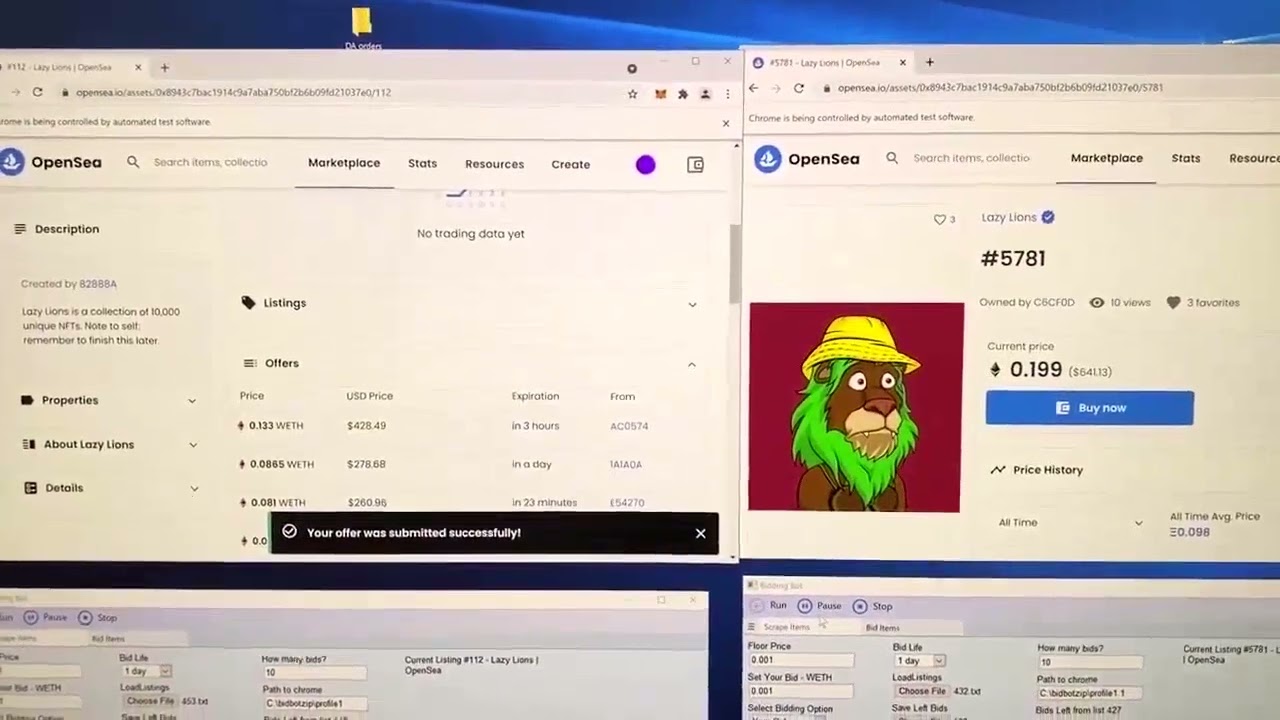 Sniper Bot Opensea - Fast & Multithread & Multi-wallet