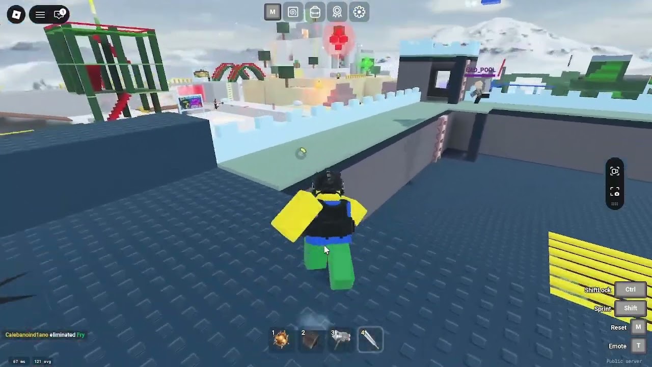 playing roblox blast zone