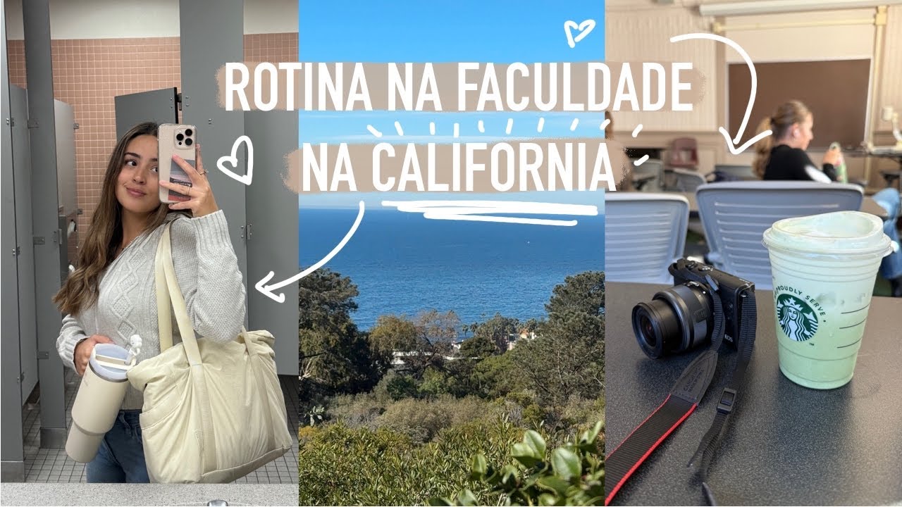 ROTINA DE UMA UNIVERSITÁRIA NOS EUA | dias morando na california