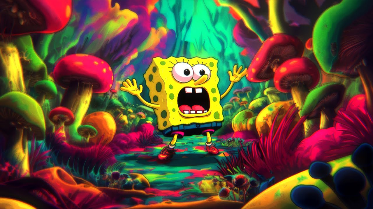 [ PSYCHEDELIC VISUALS ] SpongeBob Just Took a Heroic Dose