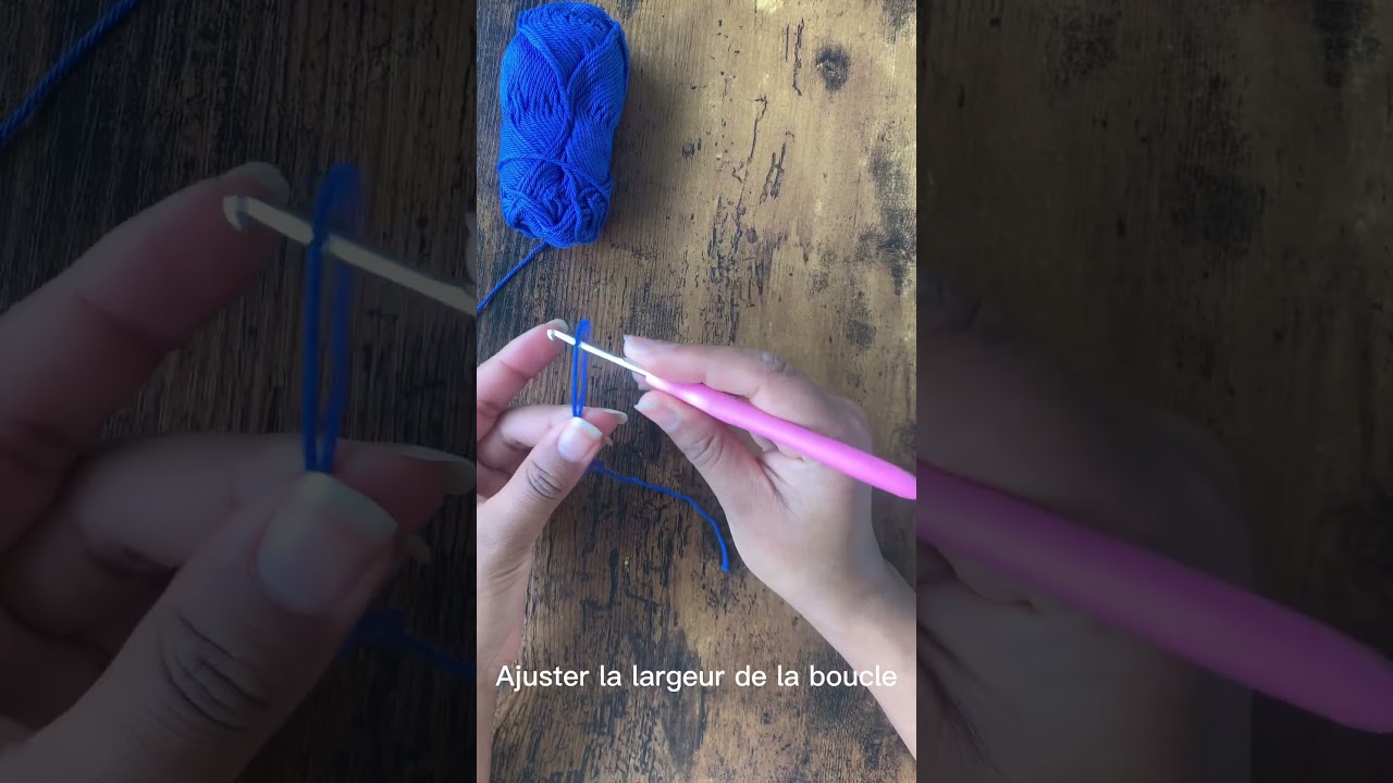 Crochet d&eacute;butant : les bases du crochet - r&eacute;aliser le noeud coulant - tuto facile