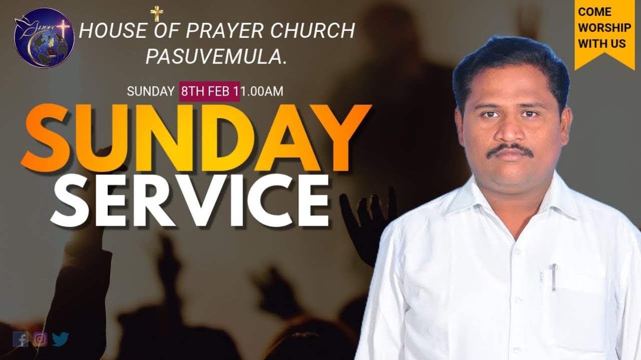 SUNDAY SERVICE (08-03-2026) ||HOUSE OF PRAYER CHURCH-PASUVEMULA ||PASTOR CH JOSHUA||