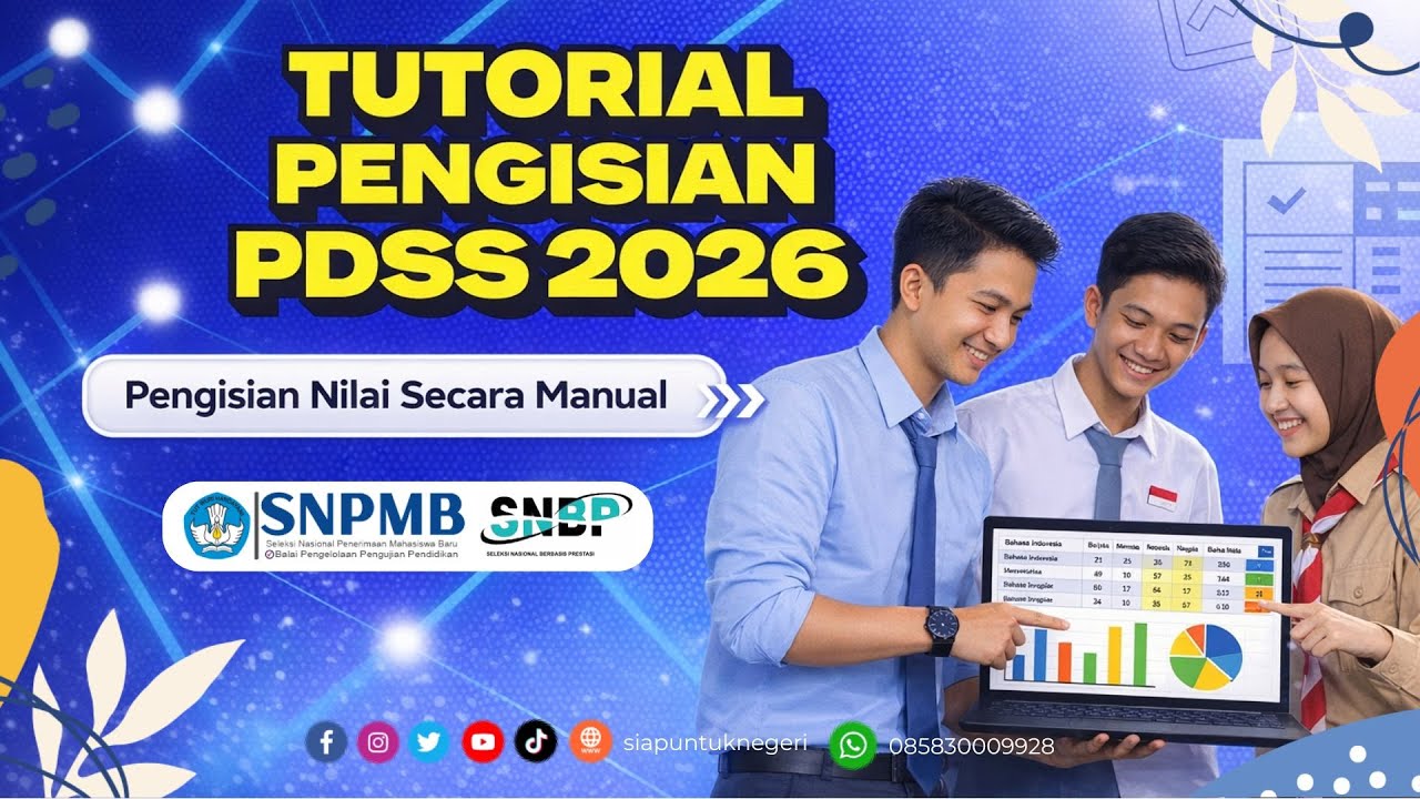 Cara Pengisian PDSS untuk SNBP 2026