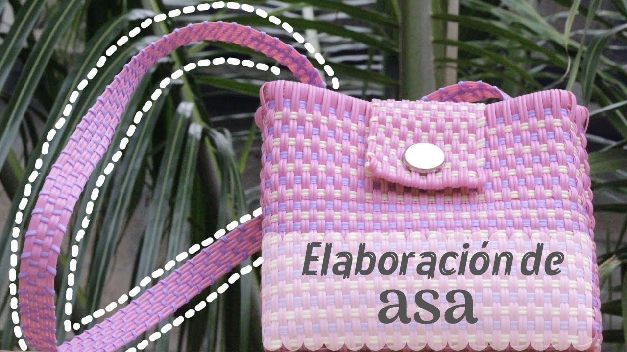 Cómo hacer asa de cuatro hilos 👜