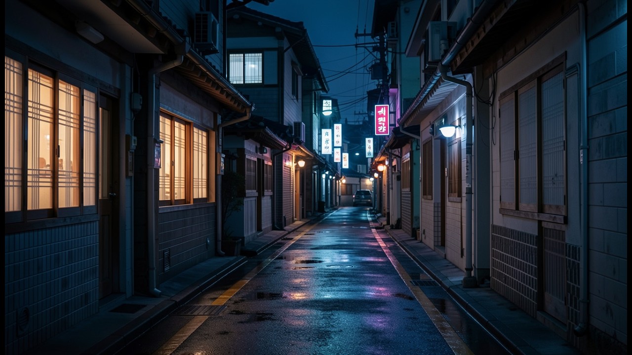 Late Night Rain in Seoul 🌧 Korean Chill Pop (1 Hour Relaxing Mix)