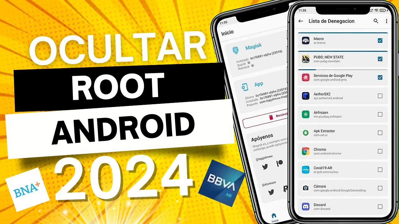 Como Ocultar el Root en Android 2024 y Poder usar cualquier Aplicacion 😍