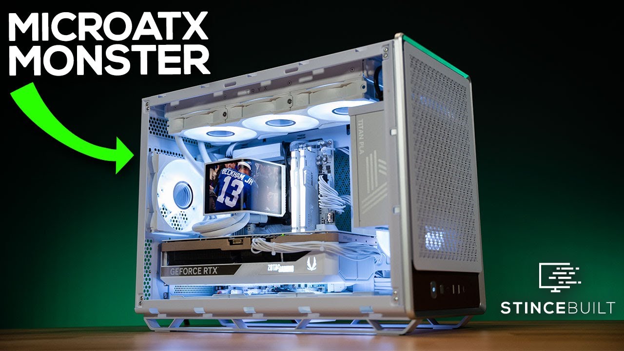 Monster MicroATX Gaming PC Build! Montech Heritage w/ 9800X3D + RTX 5090!