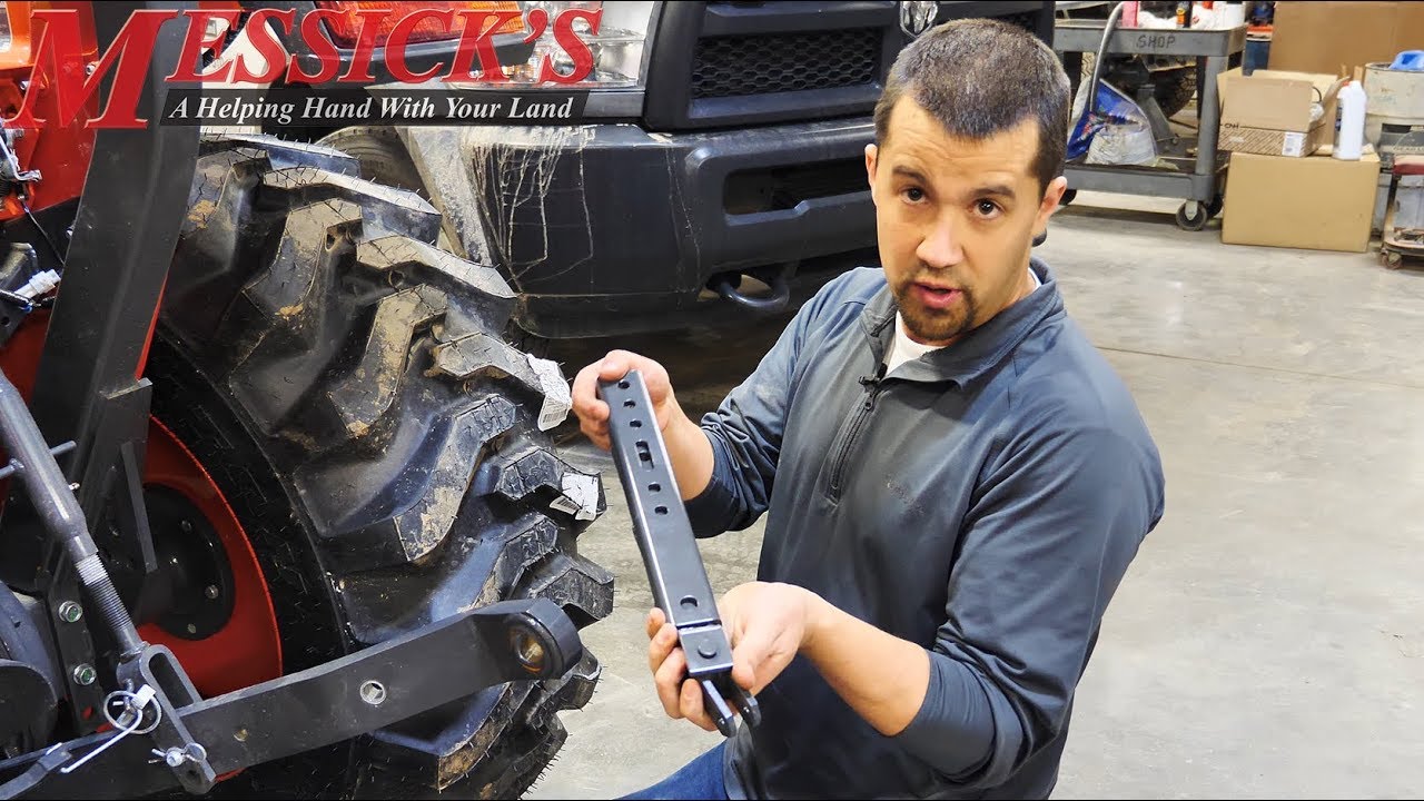 Kubota Standard L Series L8430 Telescopic Stabilizer kit (overview and install)