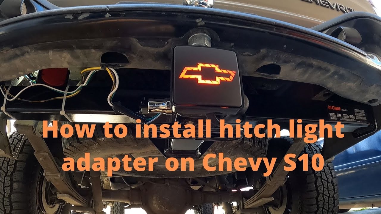How to install hitch light adapter on Chevy S10