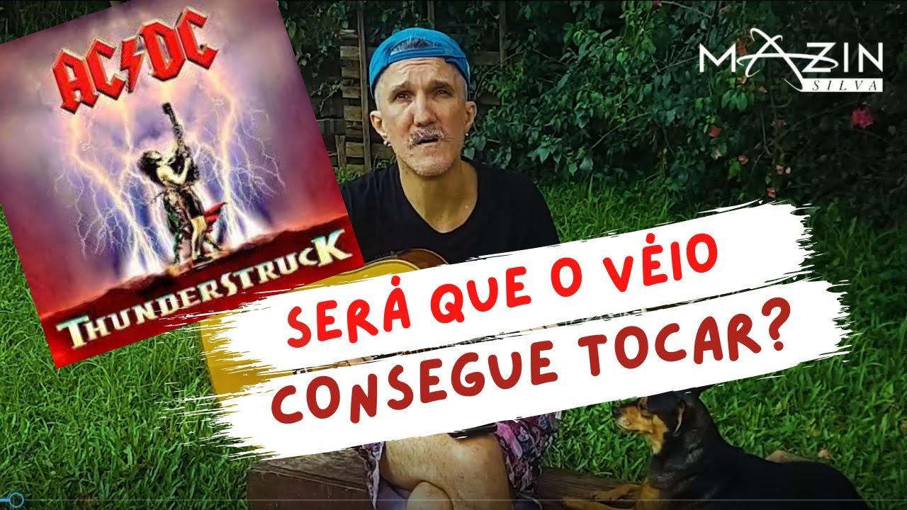 Thunderstruck duvido o v&eacute;io tocar!#acdc #rock #viol&atilde;o #rollingstones #thunderstruck #guitar #reels