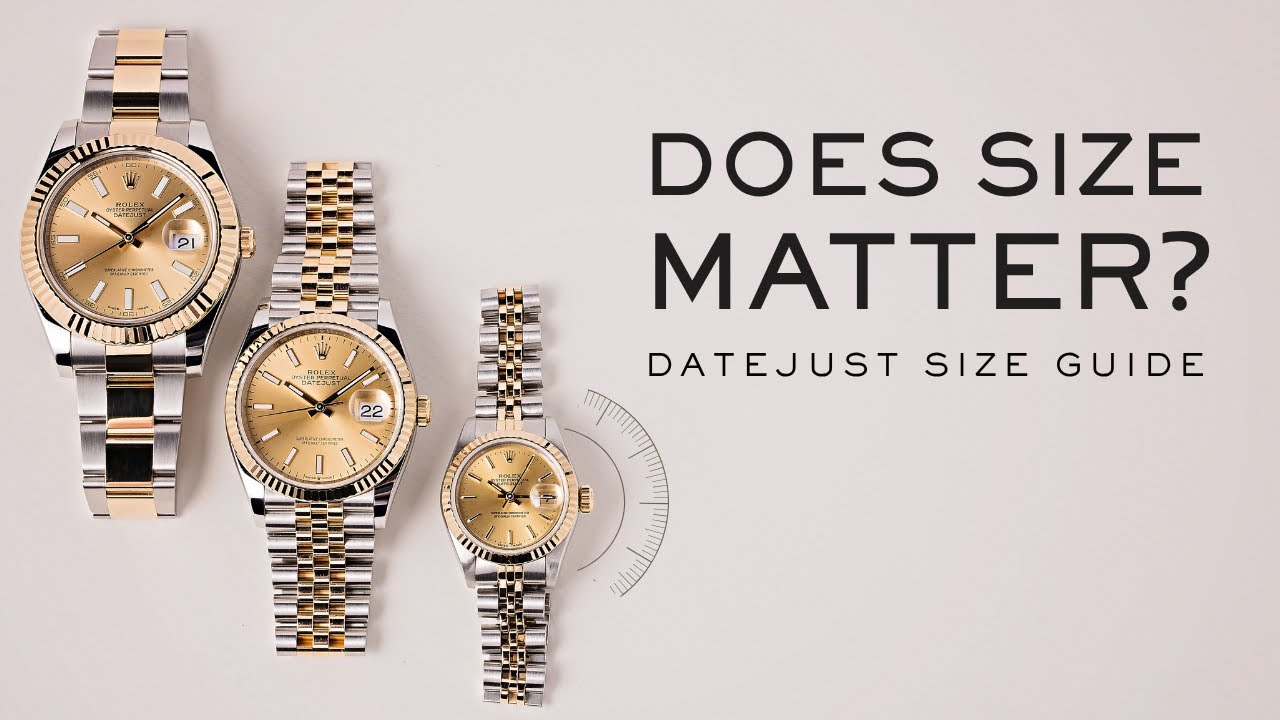 Размеры Rolex Datejust: полное руководство для любого запястья