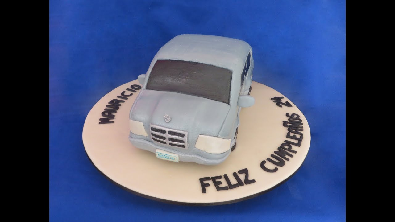 Queque Mercedes -- How to make a Mercedes car cake