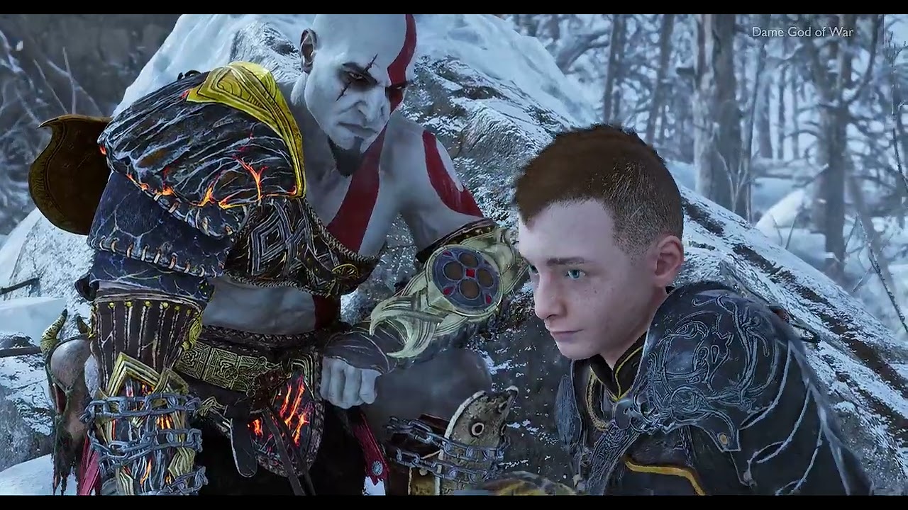 God of War Ragnarök NG+ cheats, visión amplia 53, buscando consuelo