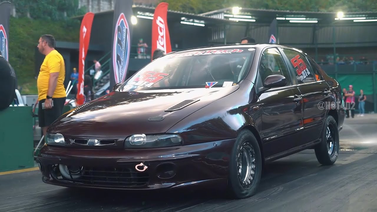 FIAT MAREA acelera de 0 a 246km/h em 5.4s  - MOTOR DE FÁBRICA - No Brasil! @Racetech.