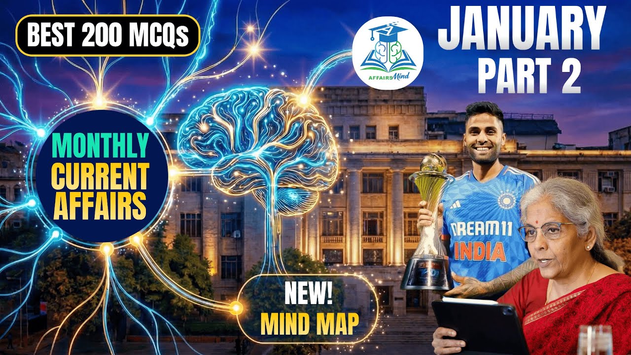 Best 200 MCQs January 2026 Part 2 l RBI l SIDBI l PFRDA l NABARD l IBPS l SBI l RRB l NIACL AO