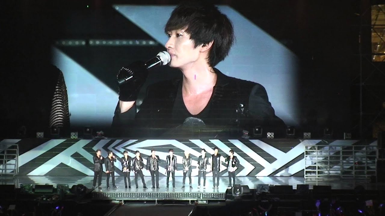 SM Town Singapore 121123 - Super Junior (Eunhyuk speaking singlish & asking permission to be leader)